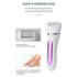 2 in 1 Waterproof Rechargeable Portable Ladies Shaver AB-J301